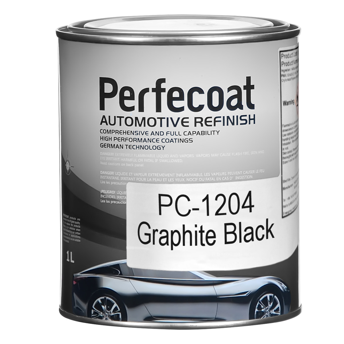 1204 база черный Graphite Black компонент автоэмали PERFECOAT (1л), купить  в Воронеже в интернет-магазине БАВМАРКЕТ