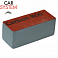 брусок карбон P 800 FINE красный CAR-SYSTEM