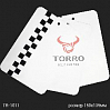 тест-пластина металлическая БЕЛАЯ 150х105мм для выкрасок TORRO (1шт)