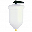 бачок пластиковый для краскопультов с наружной резьбой LPH-300/W-300/AZ3 ANEST IWATA (600мл)