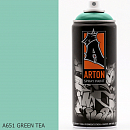 A651 зеленый чай/GREEN TEA краска для граффити аэрозоль ARTON (520мл)