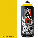 A104 баксовый восход/BAKS SUNRISE краска для граффити аэрозоль ARTON (520мл)