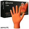 перчатки нитриловые оранжевые XXL текстурированные прочные GOGRIP MERCATOR  (1шт)